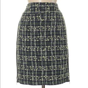 Molly Tweed Zipper Skirt